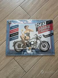 Cartello Pubblicità Best Garage - Pin Up 30x40cm