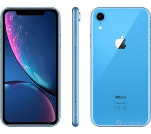 Apple iPhone XR 256GB 6.1"  Blue+Cover in sillicon