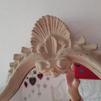 Antico specchio restaurato shabby 