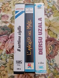 Lotto 3 VHS Cinema D'Autore (Rarità/Ed. D'Epoca)