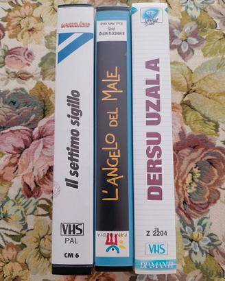 Lotto 3 VHS Cinema D'Autore (Rarità/Ed. D'Epoca)