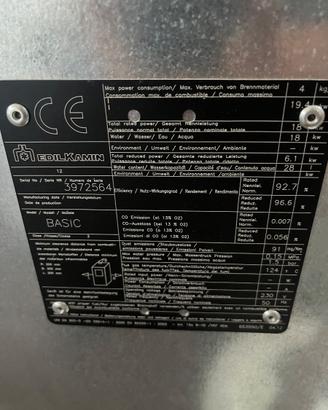 Caldaia a pellet 18kw