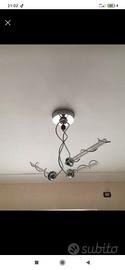 lampadario a tre luci