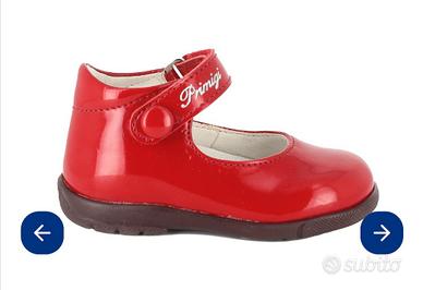 Scarpe rosse shop vernice bimba