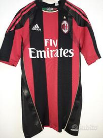Maglia calcio milan techfit 2010/11 home originale