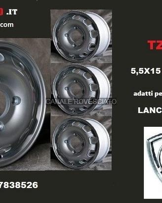 Cerchi tz 5,5x 15 4x145 et40 lancia flaminia