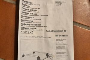 Barre Portatutto Audi