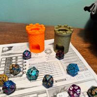 Mini torre lancia dadi - Giochi di ruolo