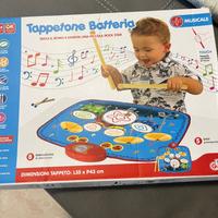Batteria giocattolo con suoni e luci