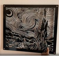 Quadro in metallo – Notte Stellata di Van Gogh