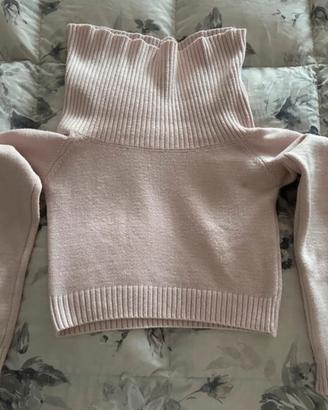 Maglioncino rosa off shoulder Subdued - taglia S