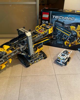 LEGO Technic 42055 + scatola e camioncino