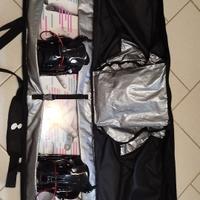 snowboard + attacchi flow + borsone