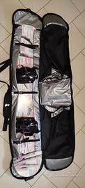 snowboard + attacchi flow + borsone