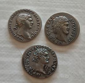 Lotto 3 Riproduzioni Monete Romane Imperiali .
