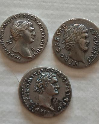 Lotto 3 Riproduzioni Monete Romane Imperiali .