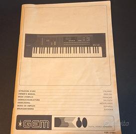 ORGANO ELETTRONICO GEM DSK 80 MANUALE D'USO