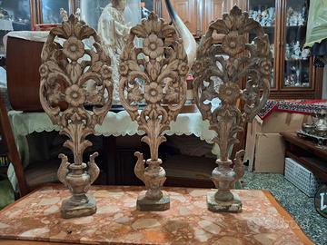 palme antiche di legno