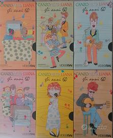 N° 6 VHS canzoni anni '60