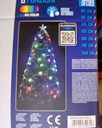 albero di Natale con luci