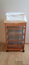 Carrello da cucina + portapane foppapedretti