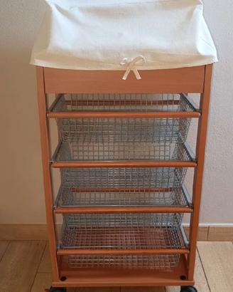 Carrello da cucina + portapane foppapedretti