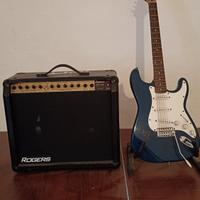 Chitarra elettrica Squier Affinity + amplificatore