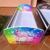 Letto bimba unicorni