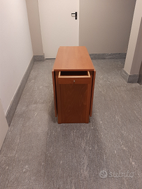 Tavolo pieghevole con 4 sedie