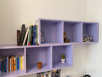 Libreria sospesa (parte di cameretta)