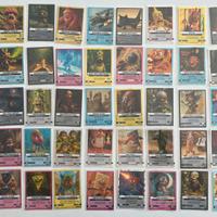 Lotto n° 45 carte rare stella Brainrot