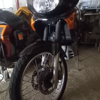 Honda Transalp 650 del 2000, nera, iscritta ASI