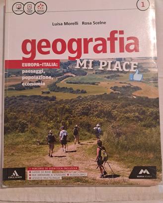 Geografia mi piace Vol.1+Atlante 1  9788883329289