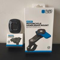 Kit Quadlock completo per manubrio moto