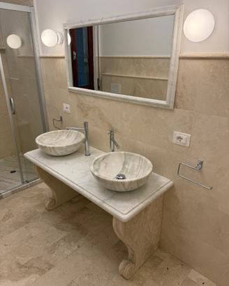 Vasche lavandino in marmo.