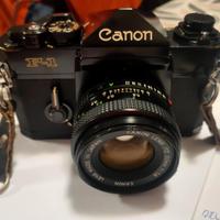 Canon F1 old con obiettivo
