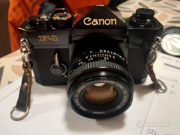 Canon F1 old con obiettivo