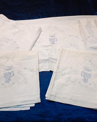 Lenzuola Matrimoniali con Ricamo