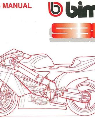 Manuale proprietario Bimota SB8R