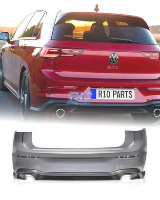 PARAURTI POSTERIORE VOLKSWAGEN VW GOLF 8 LOOK GTI 