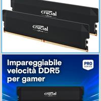 Crucial Pro RAM DDR5 32GB kit (2x16GB) 6000MHz CL3