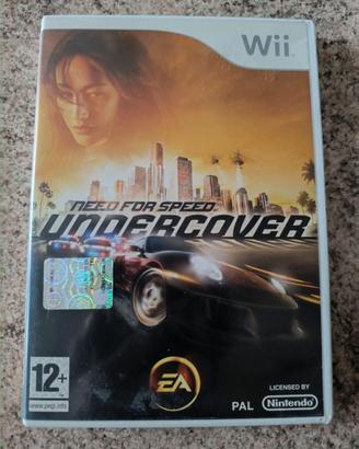 Undercover need for speed gioco  per Nintendo Wii