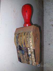Timbro numeratore vintage