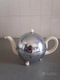Teiera termica vintage art deco Bauhaus sfera