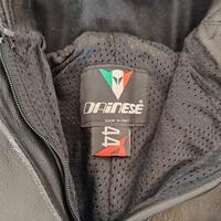 pantaloni moto donna in pelle Dainese 