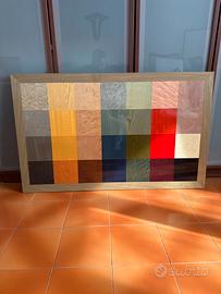Quadro in legno colorato
