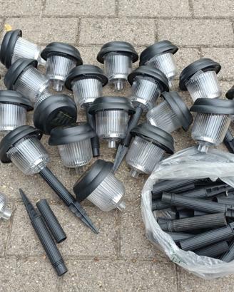 n.20 Lampade LED solare CMI con picchetto