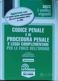 Codice penale e procedura penale forze dell'ordine