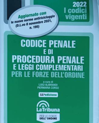 Codice penale e procedura penale forze dell'ordine