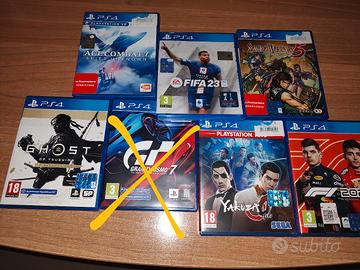 Giochi PS4 NUOVI con scontrino, inutilizzati